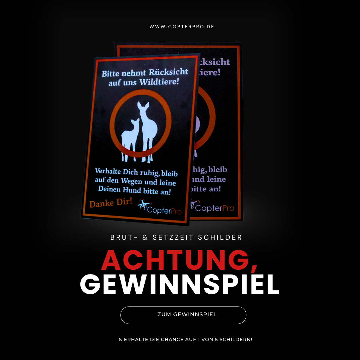 Achtung,Gewinnspiel – Brut- und Setzzeit! - Academy Copterpro